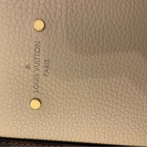 Louis Vuitton Damier Shoulder Bag with zipper Brown Cream (W/ lock & key) N44022 - Picture 6 of 15